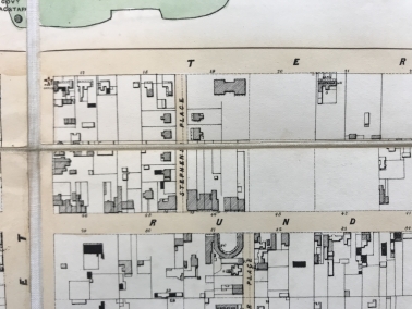1842 Kingston Map close-up (author photo)